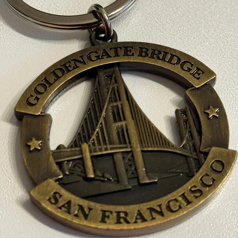 San Francisco‎ CA Golden Gate Bridge Keychain Key Ring